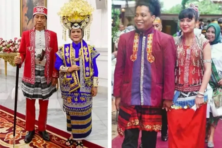 Jokowi Pakai Baju Adat...