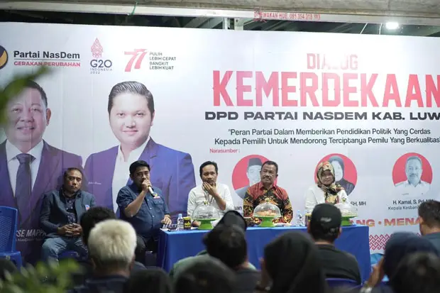 Nasdem Luwu Isi Malam...