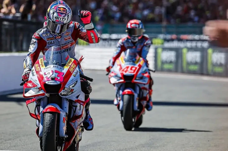 Reaksi Enea Bastianini...