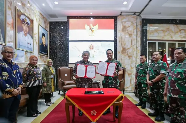 Sinergi dengan TNI,...