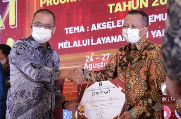 Kemenkumham Sulsel Raih...