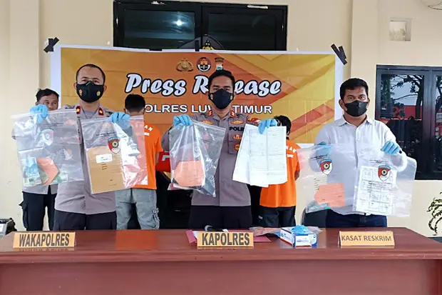 Polres Luwu Timur Bekuk...