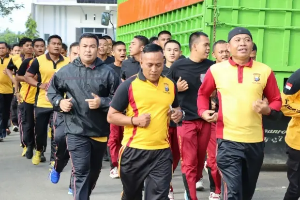 Personel Polres Sidrap...
