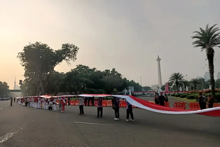 Ada Kirab Merah Putih,...