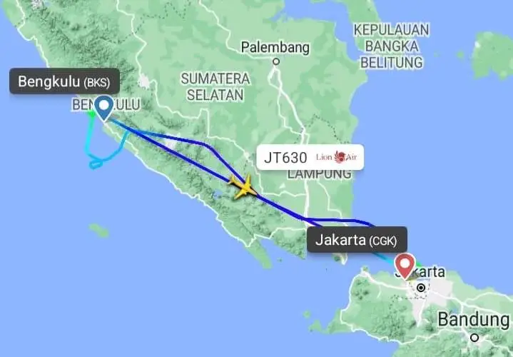 Lion Air Gagal Mendarat...