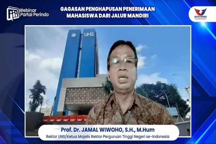 Rektor UNS: Jalur Mandiri...