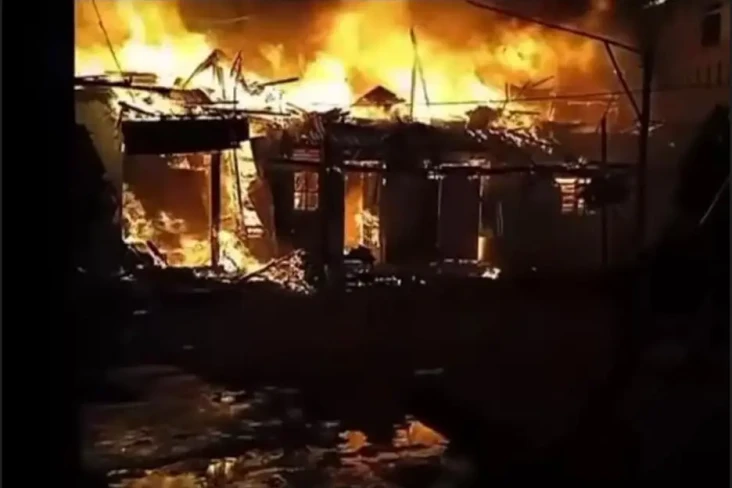 Kebakaran di Menteng...