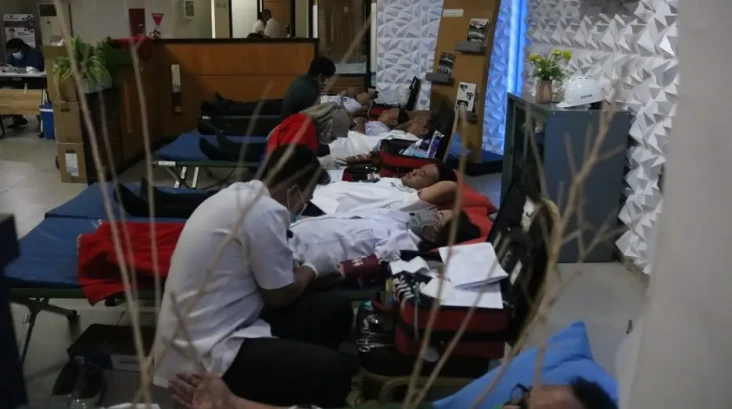 KSP Galang Bantuan Donor...