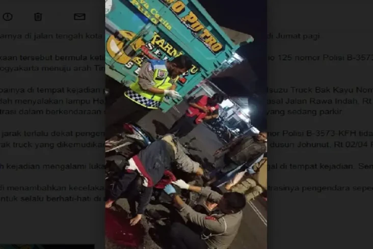 Pengendara Motor Tewas...