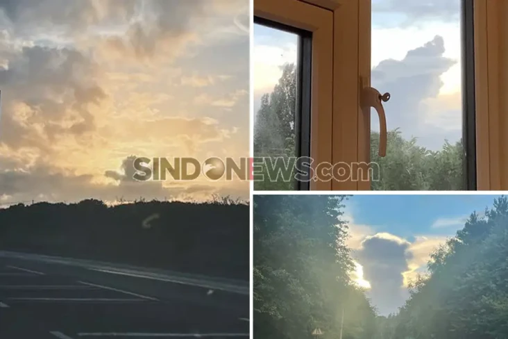 Penampakan Awan Berbentuk...