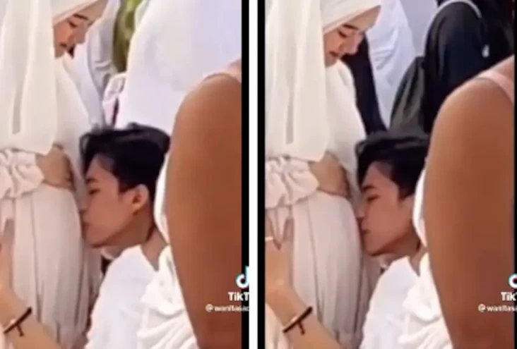 Rey Mbayang Cium Perut...