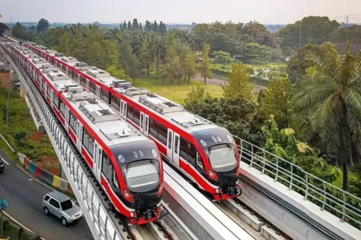 Pembangunan LRT Jabodebek...