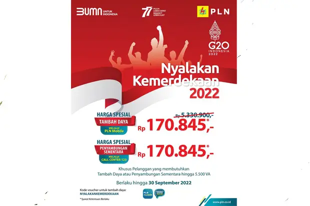 Promo Nyalakan Kemerdekaan...