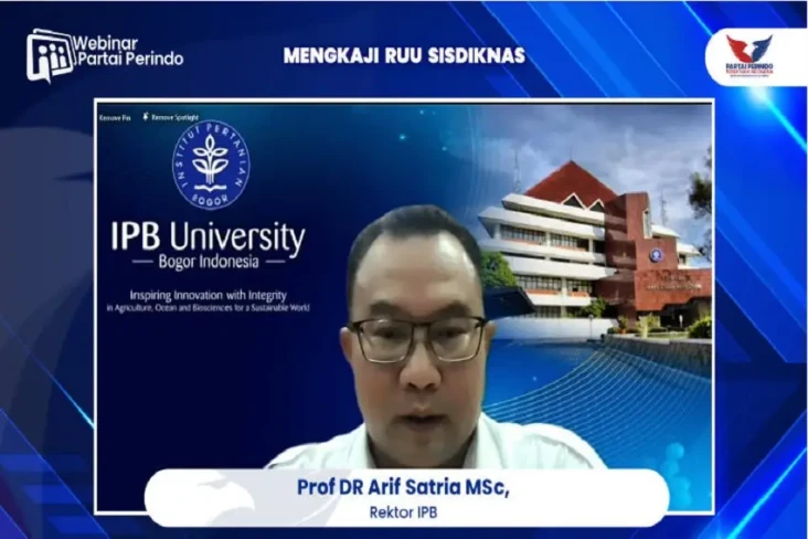 Rektor IPB University...