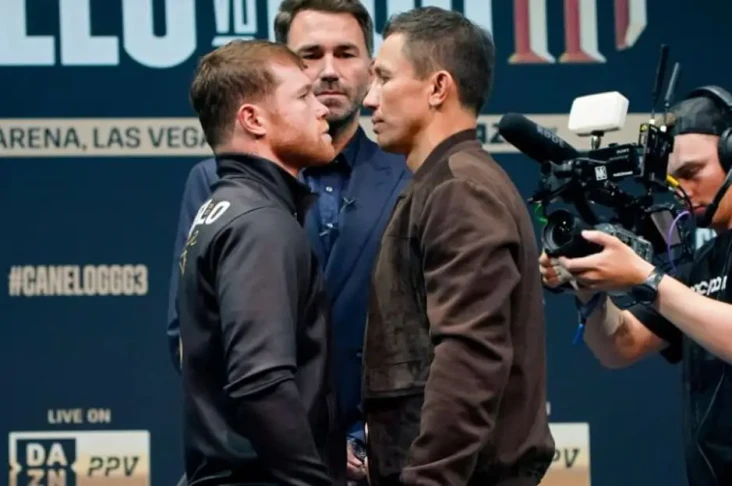Tatapan Saul Canelo...