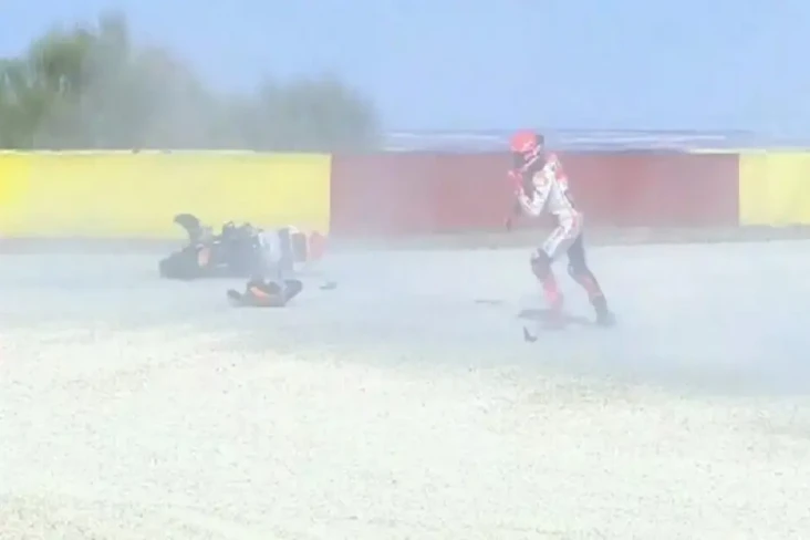 Marc Marquez Kecelakaan!...