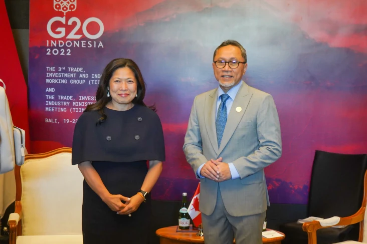 Bertemu Menteri Kanada,...
