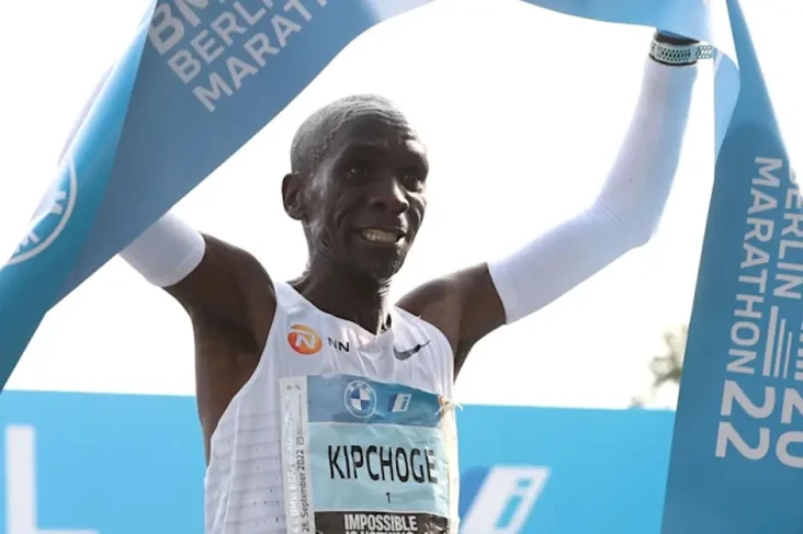 Pelari Kenya Eliud Kipchoge...