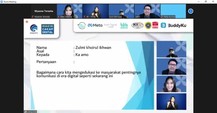 Peserta Acara Webinar...