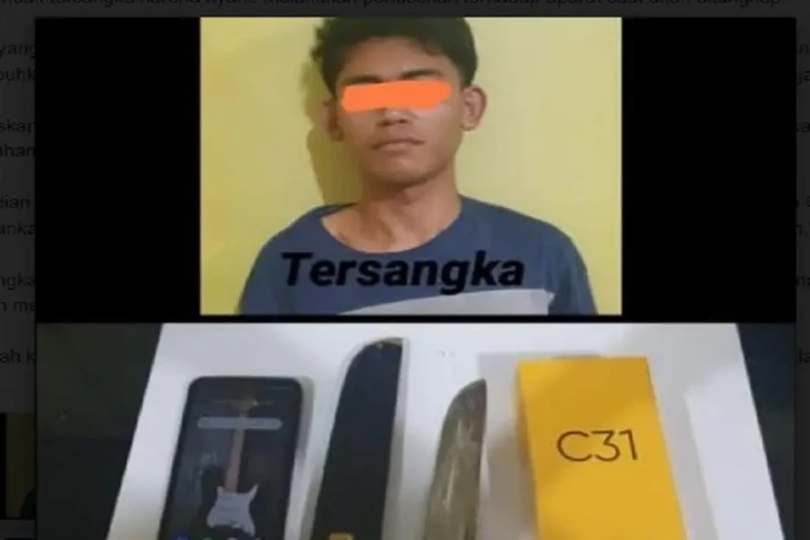 Hendak Tusuk Polisi...