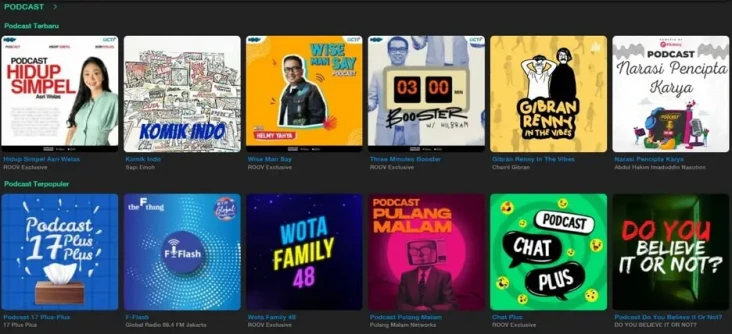Bermacam Konten Audio...
