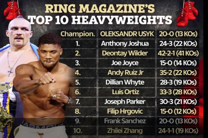 Ranking Top 10 Petinju...