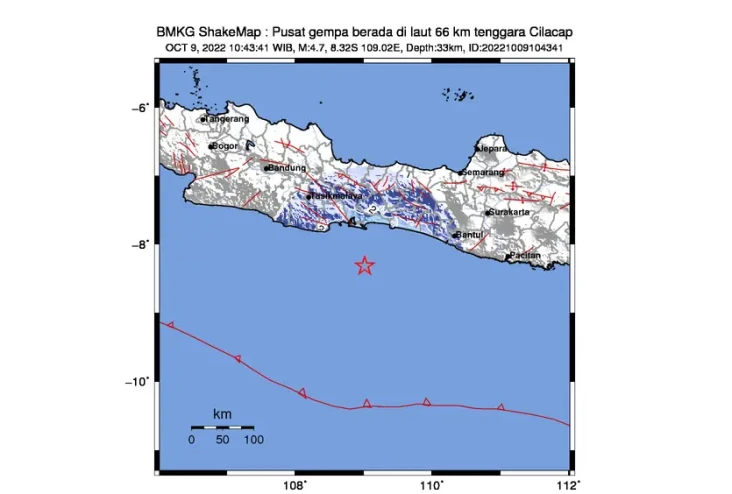 Gempa Magnitudo 4,7...