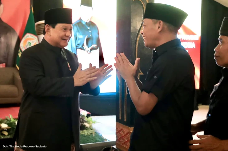 Prabowo Berikan Wejangan...