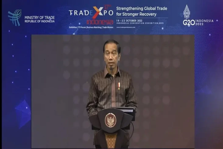 Buka Trade Expo Indonesia...