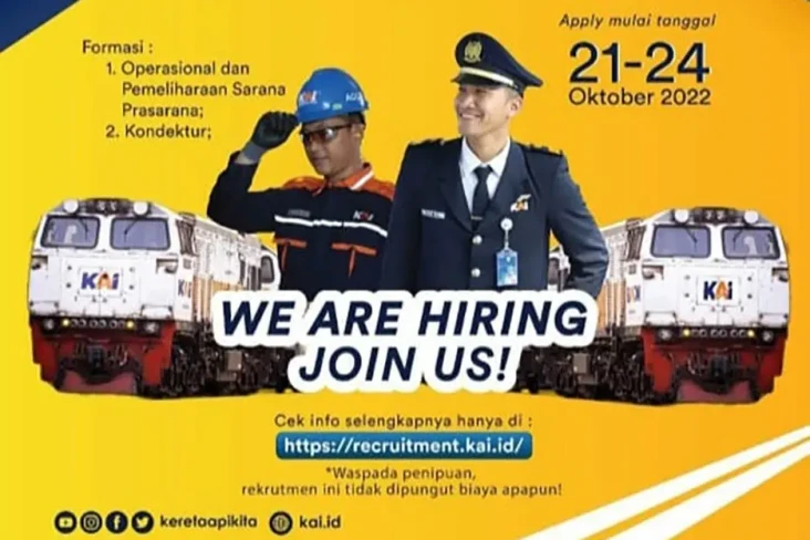 PT KAI Buka Lowongan...