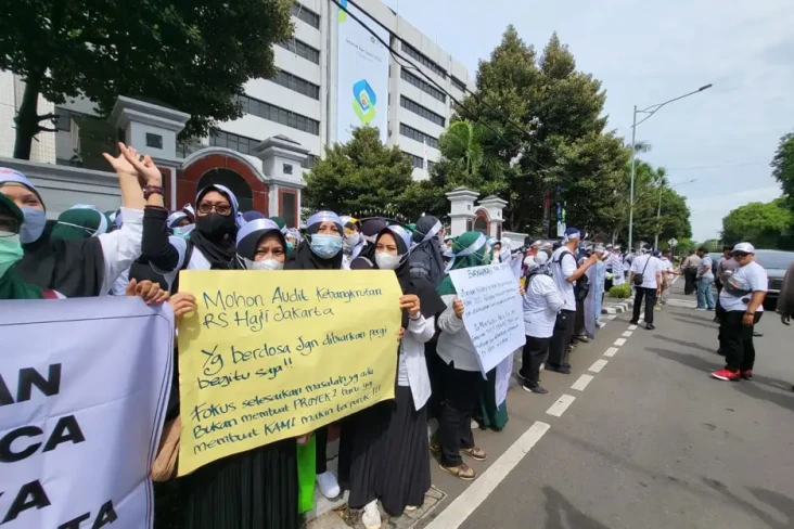 Gelar Aksi Damai, Karyawan...