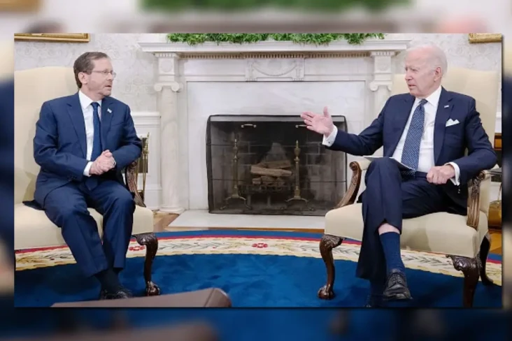 Bertemu Herzog, Biden:...