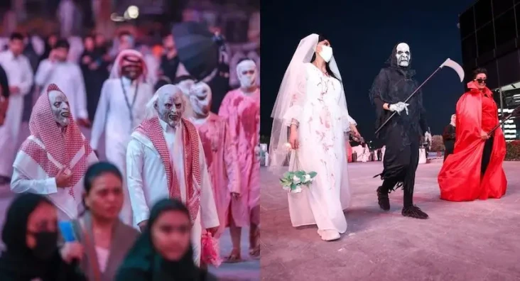 Pesta Halloween di Arab...