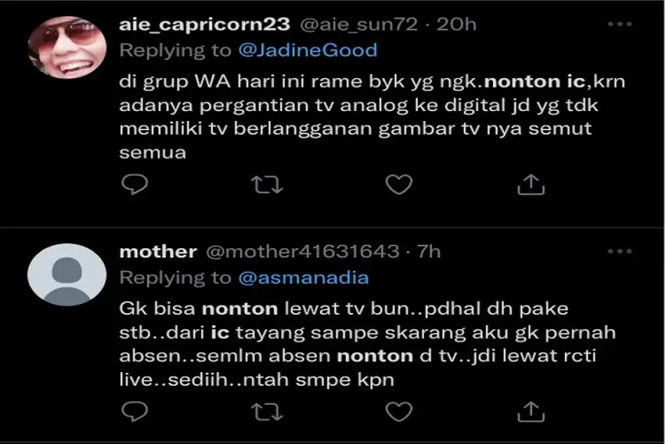 Sudah Pakai STB, Netizen...