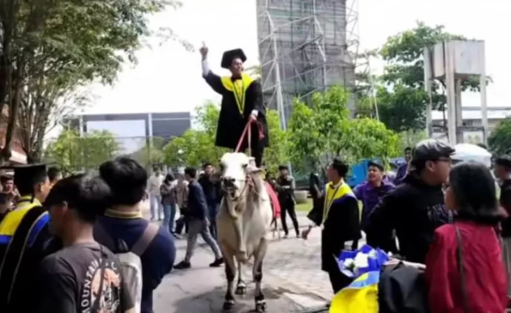 Viral, Mahasiswa Wisuda...