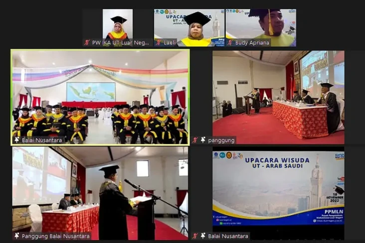 Wisuda UT di Arab Saudi,...