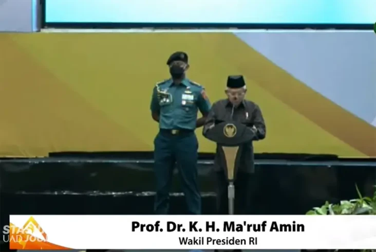 Pesan Maruf Amin kepada...