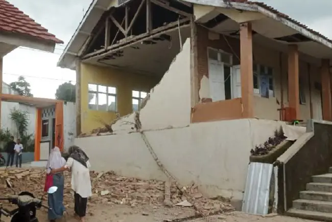 Korban Gempa Cianjur...