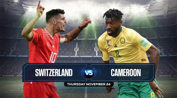 Jadwal Swiss vs Kamerun:...
