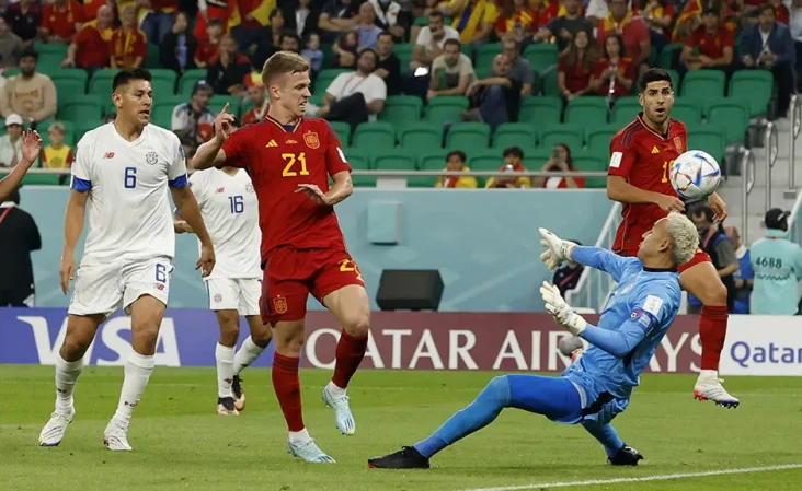 Hasil Spanyol vs Kosta...