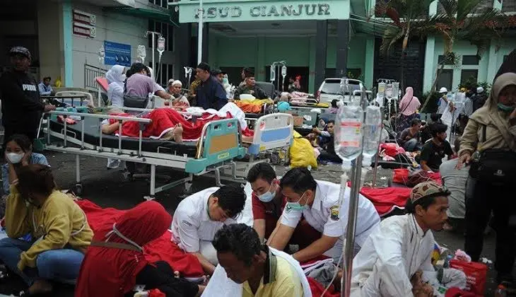 Korban Gempa Cianjur...