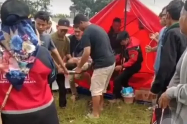 Korban Gempa Cianjur...