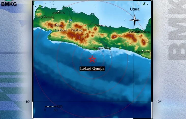 Laut Pangandaran Diguncang...