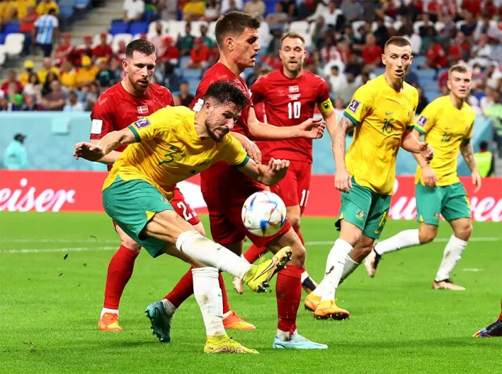 Hasil Australia vs Denmark:...