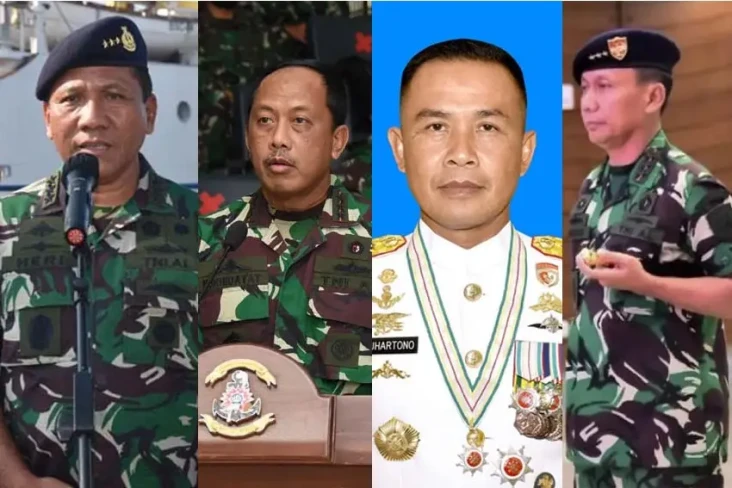4 Perwira Tinggi TNI...