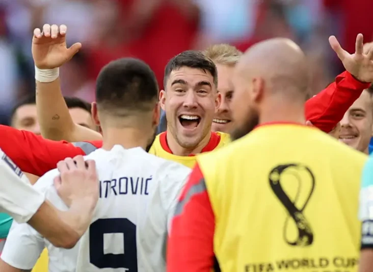 Susunan Pemain Serbia...