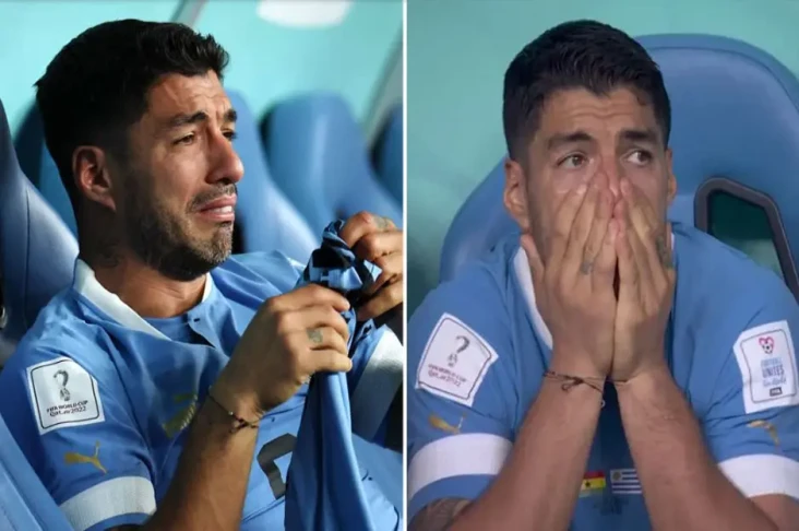 Luis Suarez Menangis...