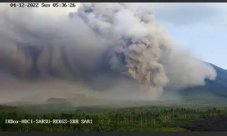 Erupsi Gunung Semeru,...