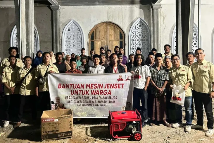 OMG Beri Bantuan Genset...