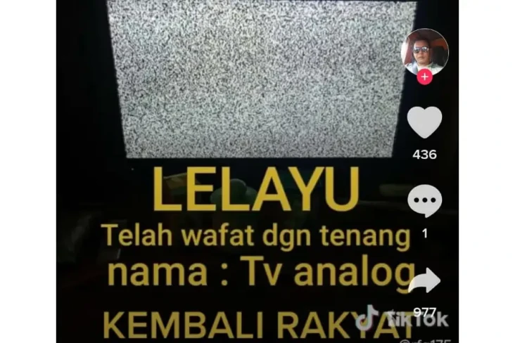 TV Analog Dimatikan...